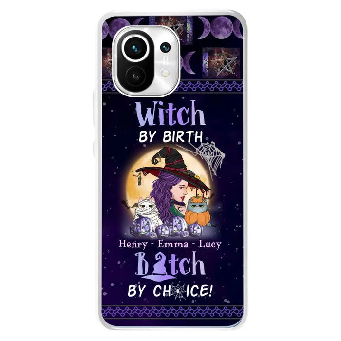 Personalized Witch Phone Case - Halloween Gift Idea For Pet Lovers - Witch By Birth Bitch By Choice - Oppo/Xiaomi/Huawei