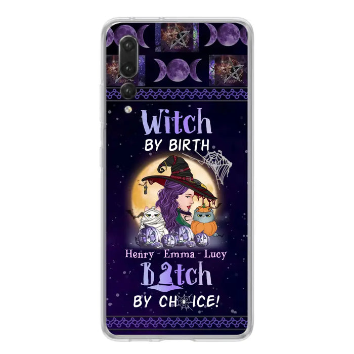Personalized Witch Phone Case - Halloween Gift Idea For Pet Lovers - Witch By Birth Bitch By Choice - Oppo/Xiaomi/Huawei