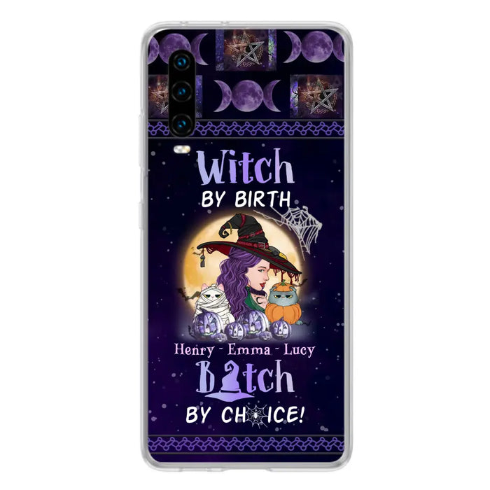 Personalized Witch Phone Case - Halloween Gift Idea For Pet Lovers - Witch By Birth Bitch By Choice - Oppo/Xiaomi/Huawei