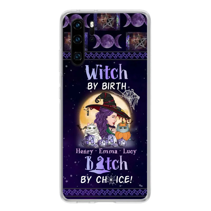 Personalized Witch Phone Case - Halloween Gift Idea For Pet Lovers - Witch By Birth Bitch By Choice - Oppo/Xiaomi/Huawei