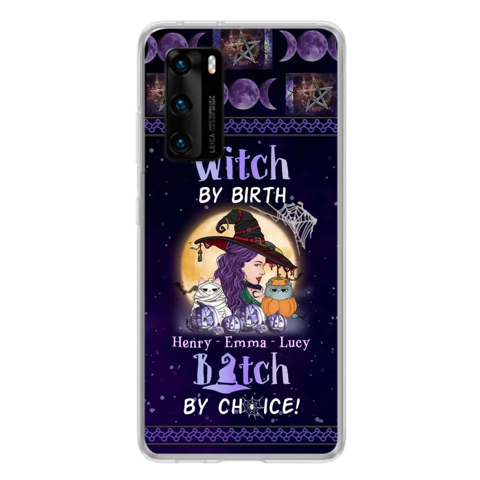 Personalized Witch Phone Case - Halloween Gift Idea For Pet Lovers - Witch By Birth Bitch By Choice - Oppo/Xiaomi/Huawei