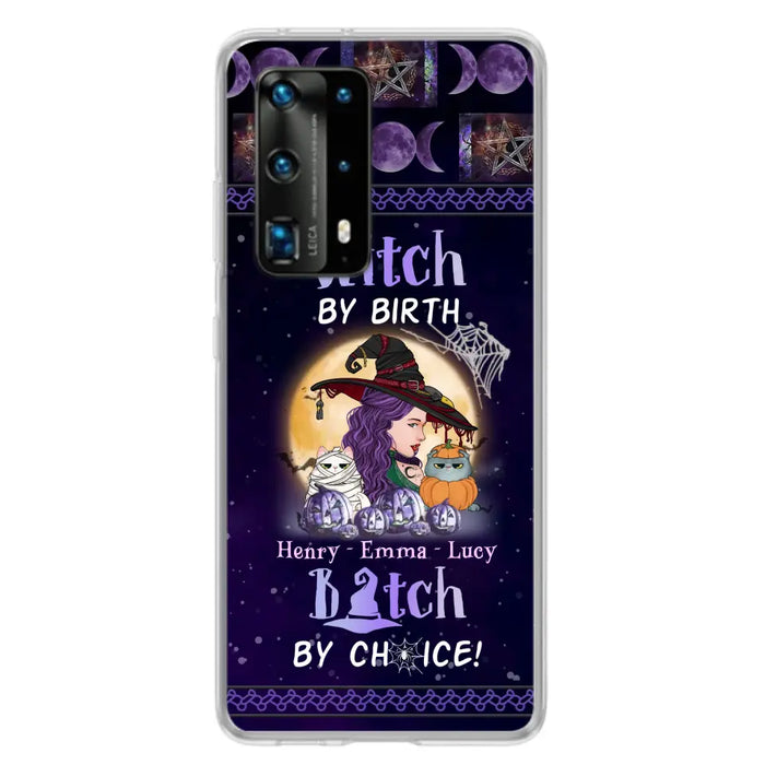Personalized Witch Phone Case - Halloween Gift Idea For Pet Lovers - Witch By Birth Bitch By Choice - Oppo/Xiaomi/Huawei