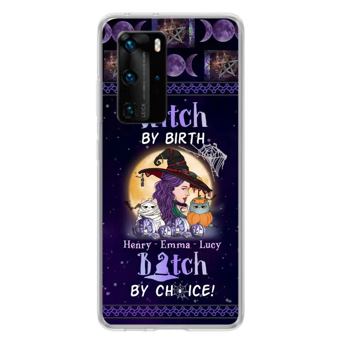 Personalized Witch Phone Case - Halloween Gift Idea For Pet Lovers - Witch By Birth Bitch By Choice - Oppo/Xiaomi/Huawei