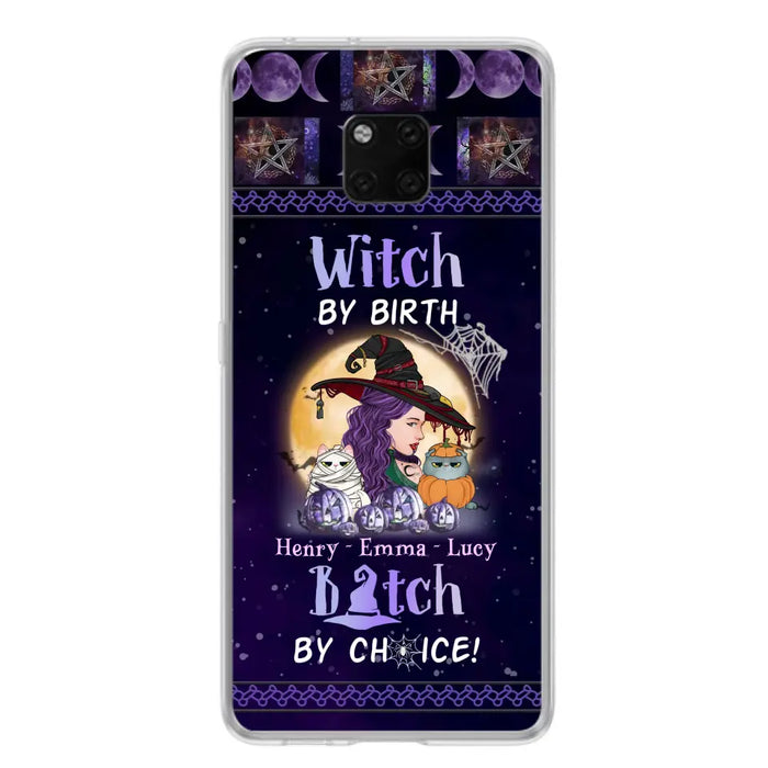 Personalized Witch Phone Case - Halloween Gift Idea For Pet Lovers - Witch By Birth Bitch By Choice - Oppo/Xiaomi/Huawei