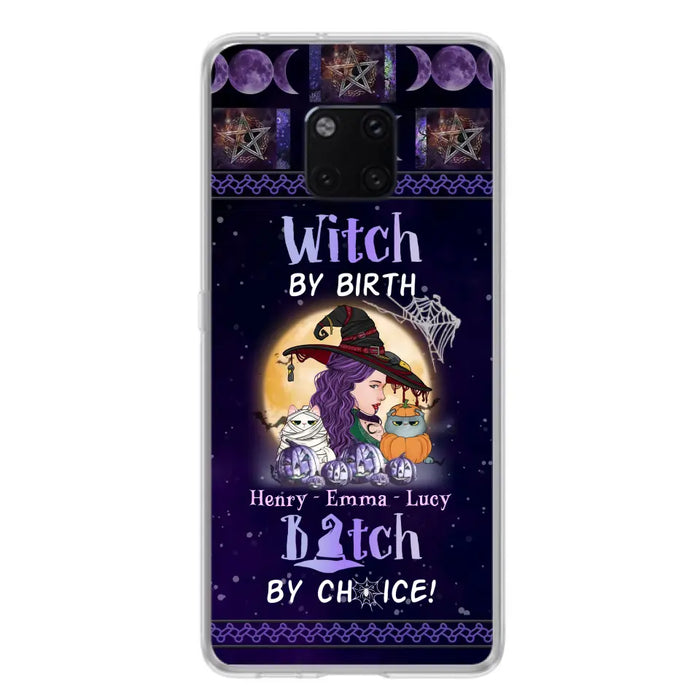 Personalized Witch Phone Case - Halloween Gift Idea For Pet Lovers - Witch By Birth Bitch By Choice - Oppo/Xiaomi/Huawei