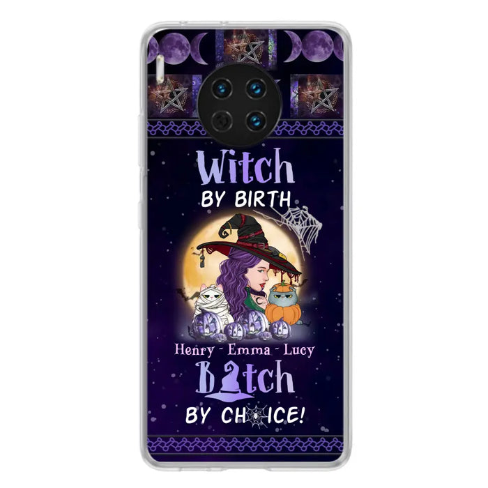 Personalized Witch Phone Case - Halloween Gift Idea For Pet Lovers - Witch By Birth Bitch By Choice - Oppo/Xiaomi/Huawei