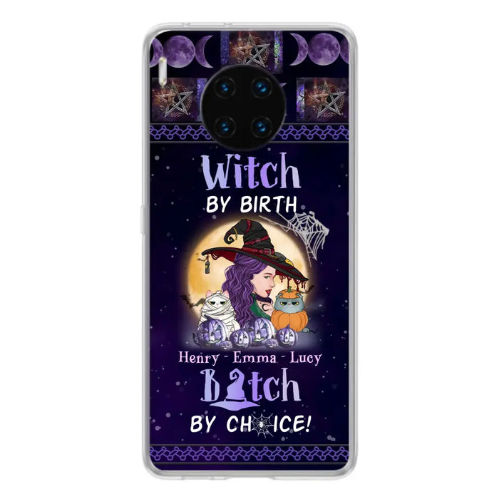 Personalized Witch Phone Case - Halloween Gift Idea For Pet Lovers - Witch By Birth Bitch By Choice - Oppo/Xiaomi/Huawei