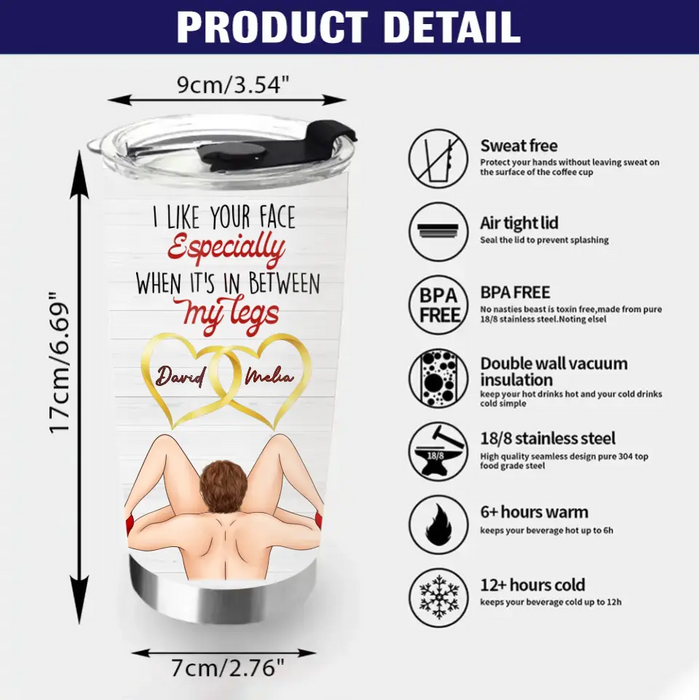 Personalized Couple Tumbler - Gift Idea For Him/Her/Couple - Congrats On Being My Husband You Lucky Bastard