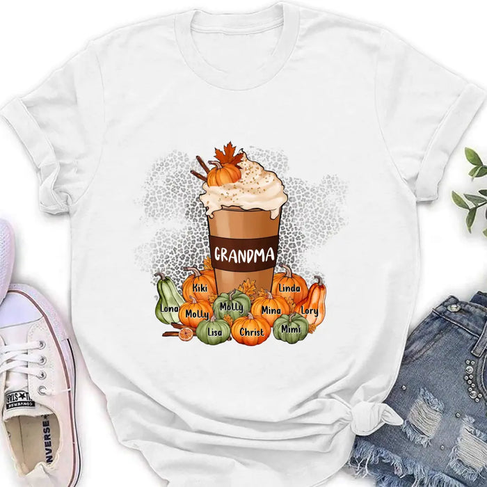 Personalized Grandma Mom Shirt/Hoodie - Gift Idea for Grandma/Halloween - Up to 10 Children