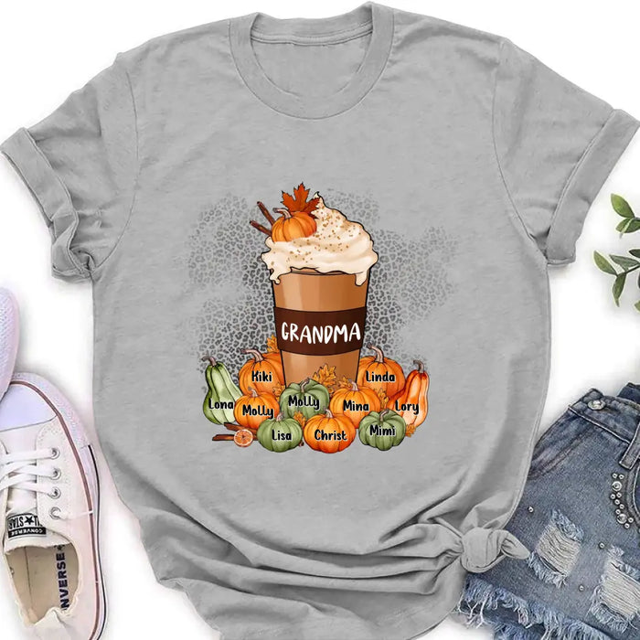 Personalized Grandma Mom Shirt/Hoodie - Gift Idea for Grandma/Halloween - Up to 10 Children