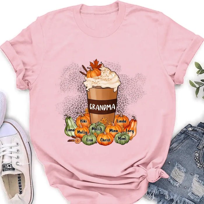 Personalized Grandma Mom Shirt/Hoodie - Gift Idea for Grandma/Halloween - Up to 10 Children
