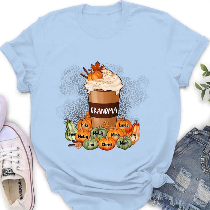 Personalized Grandma Mom Shirt/Hoodie - Gift Idea for Grandma/Halloween - Up to 10 Children