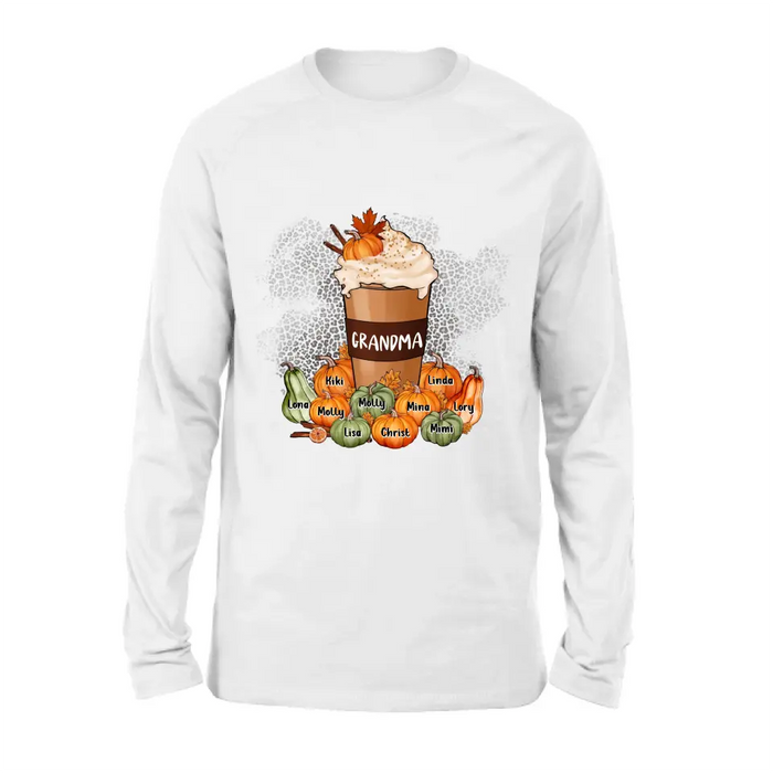 Personalized Grandma Mom Shirt/Hoodie - Gift Idea for Grandma/Halloween - Up to 10 Children