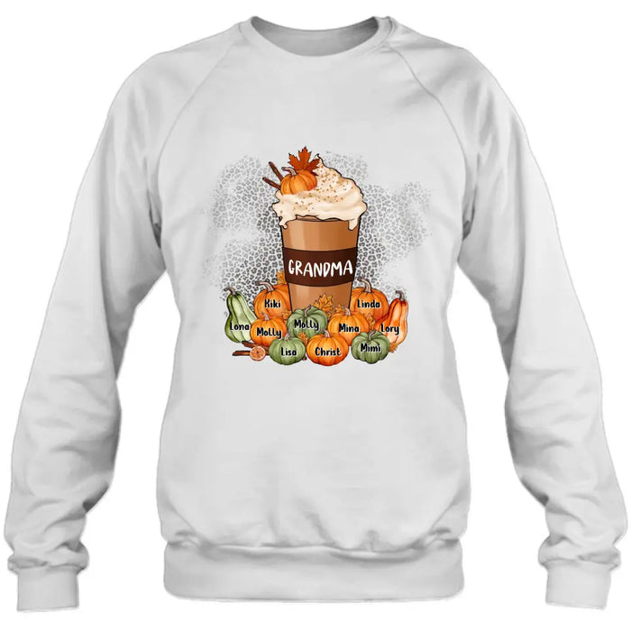 Personalized Grandma Mom Shirt/Hoodie - Gift Idea for Grandma/Halloween - Up to 10 Children