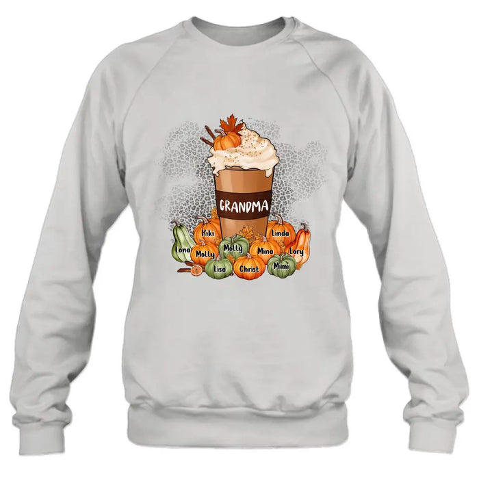 Personalized Grandma Mom Shirt/Hoodie - Gift Idea for Grandma/Halloween - Up to 10 Children