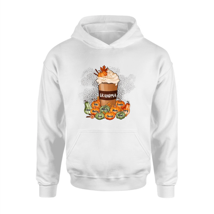 Personalized Grandma Mom Shirt/Hoodie - Gift Idea for Grandma/Halloween - Up to 10 Children