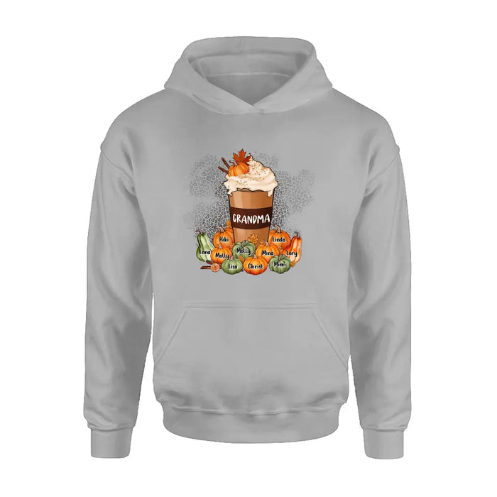 Personalized Grandma Mom Shirt/Hoodie - Gift Idea for Grandma/Halloween - Up to 10 Children