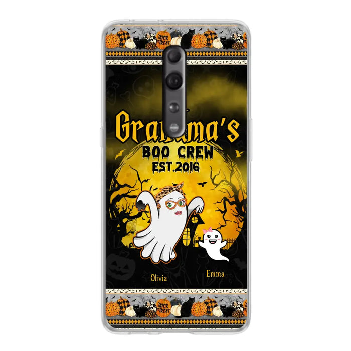 Personalized Grandma Phone Case - Halloween Gift For Grandma - Up to 7 Kids - Grandma's Boo Crew - Case For Xiaomi/ Oppo/ Huawei
