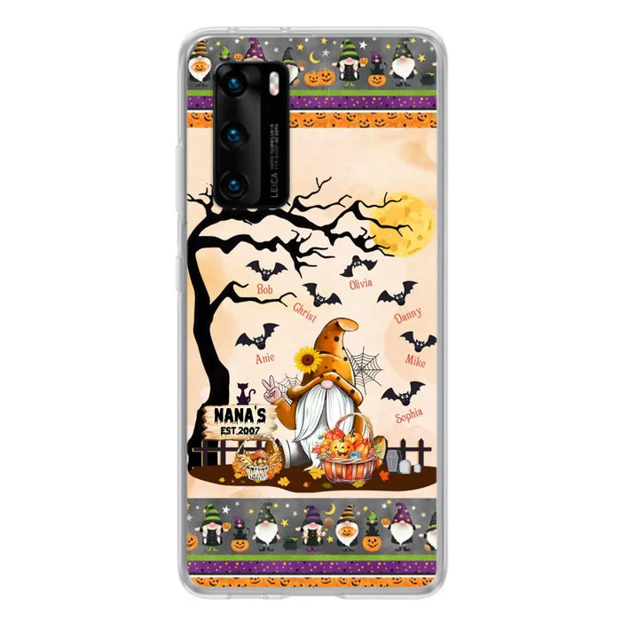 Personalized Boo Grandma Phone Case - Halloween Gift For Grandma - Up to 7 Kids - Case For Xiaomi/ Oppo/ Huawei