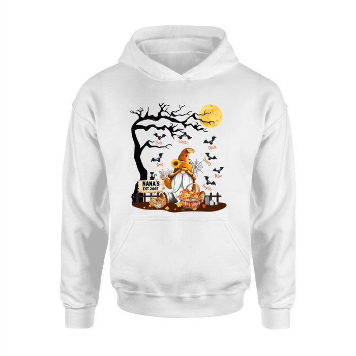 Personalized Boo Grandma Shirt/Hoodie - Halloween Gift For Grandma/Mom - Up to 7 Kids