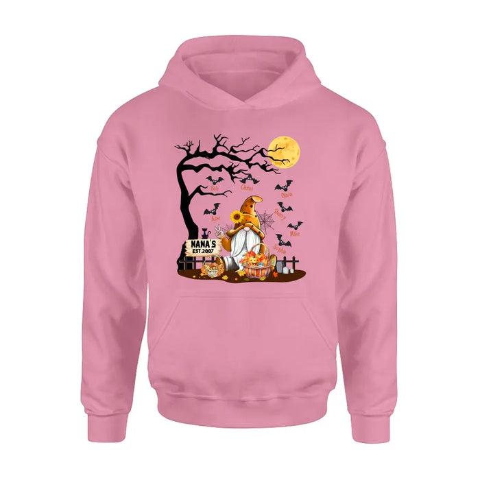 Personalized Boo Grandma Shirt/Hoodie - Halloween Gift For Grandma/Mom - Up to 7 Kids