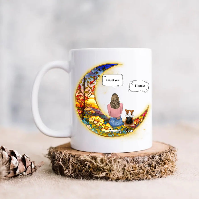 Personalized Memorial Pet Coffee Mug - Up to 3 Dogs/Cats/Rabbits - Memorial Gift Idea for Pet Owners