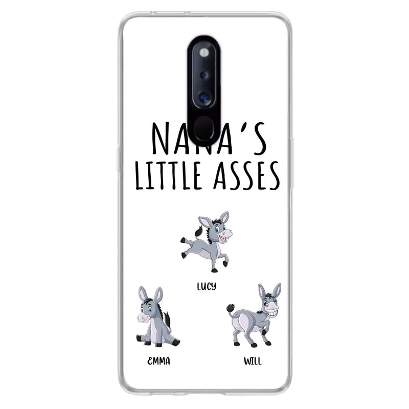 Personalized Donkeys Phone Case - Gift Idea For Family/Grandma/Papa - Up to 12 Donkeys - Case For Xiaomi/Oppo/Huawei - Nana's Little Asses