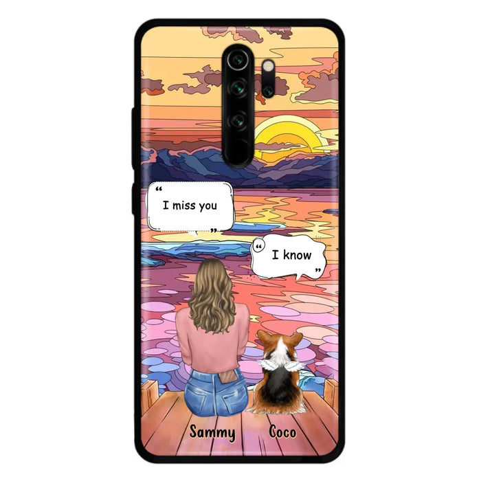 Personalized Memorial Pet Phone Case - Up to 3 Pets - Memorial Gift Idea For Dog/Cat/Rabbits Owners - Case For Xiaomi/Oppo/Huawei - I Miss You
