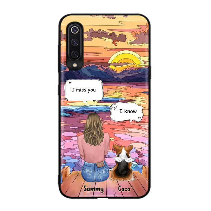Personalized Memorial Pet Phone Case - Up to 3 Pets - Memorial Gift Idea For Dog/Cat/Rabbits Owners - Case For Xiaomi/Oppo/Huawei - I Miss You