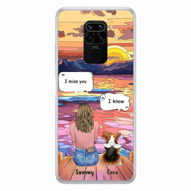 Personalized Memorial Pet Phone Case - Up to 3 Pets - Memorial Gift Idea For Dog/Cat/Rabbits Owners - Case For Xiaomi/Oppo/Huawei - I Miss You
