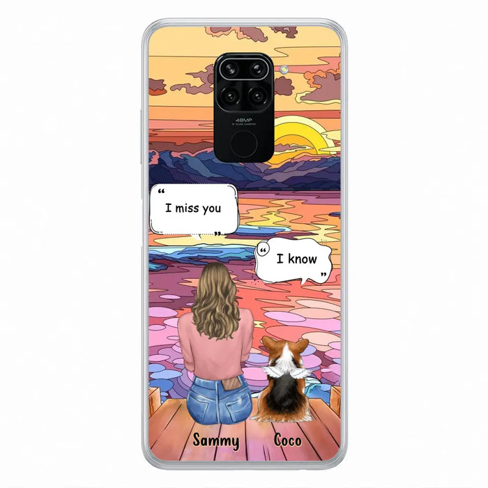 Personalized Memorial Pet Phone Case - Up to 3 Pets - Memorial Gift Idea For Dog/Cat/Rabbits Owners - Case For Xiaomi/Oppo/Huawei - I Miss You