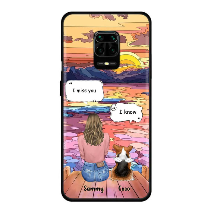 Personalized Memorial Pet Phone Case - Up to 3 Pets - Memorial Gift Idea For Dog/Cat/Rabbits Owners - Case For Xiaomi/Oppo/Huawei - I Miss You