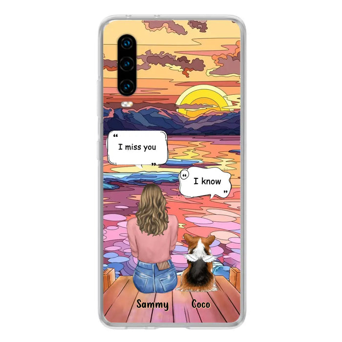 Personalized Memorial Pet Phone Case - Up to 3 Pets - Memorial Gift Idea For Dog/Cat/Rabbits Owners - Case For Xiaomi/Oppo/Huawei - I Miss You