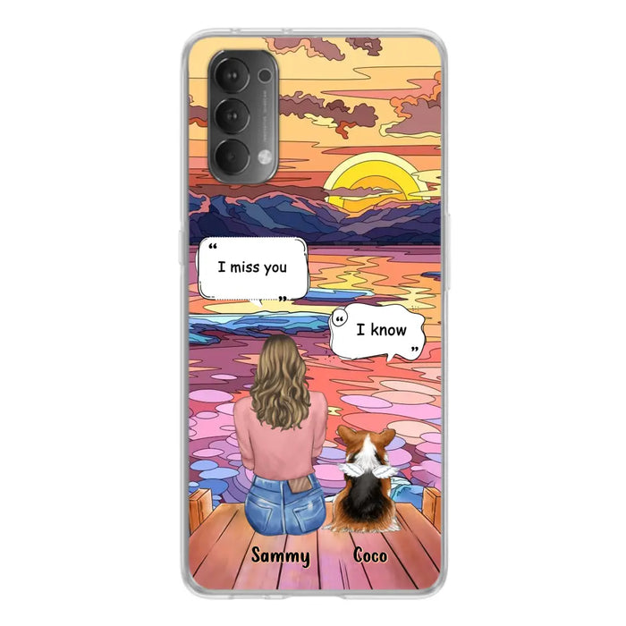 Personalized Memorial Pet Phone Case - Up to 3 Pets - Memorial Gift Idea For Dog/Cat/Rabbits Owners - Case For Xiaomi/Oppo/Huawei - I Miss You