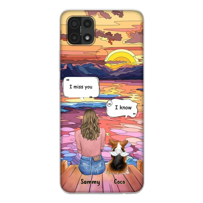 Personalized Memorial Pet Phone Case - Up to 3 Pets - Memorial Gift Idea For Dog/Cat/Rabbits Owners - Case For Xiaomi/Oppo/Huawei - I Miss You