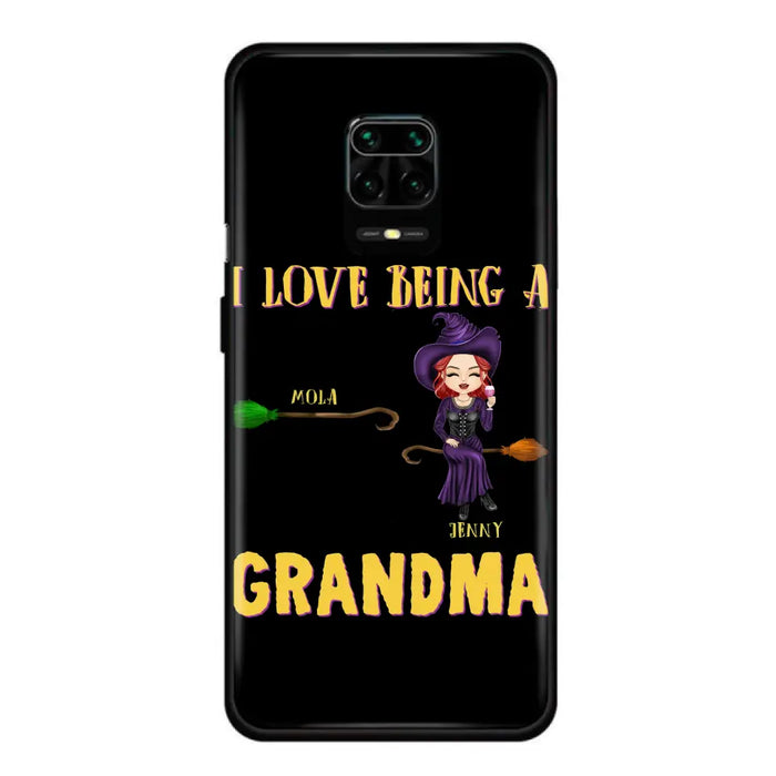 Personalized Witch Grandma Phone Case - Gift Idea For Halloween/Witch/Grandma - Up to 8 Kids - I Love Being A Grandma - Case For Oppo/Xiaomi/Huawei