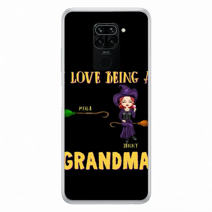 Personalized Witch Grandma Phone Case - Gift Idea For Halloween/Witch/Grandma - Up to 8 Kids - I Love Being A Grandma - Case For Oppo/Xiaomi/Huawei