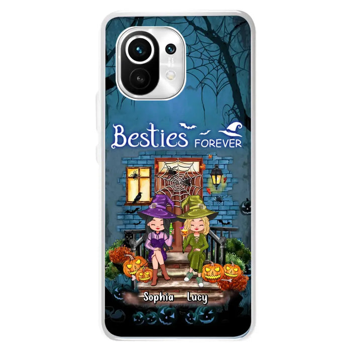Personalized Halloween Friend Phone Case - Up to 5 Friends - Halloween Gift Idea for Friends/Sisters - Besties Forever - Case for Xiaomi/Huawei/Oppo