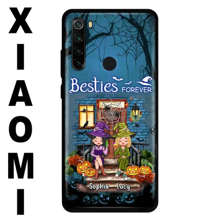 Personalized Halloween Friend Phone Case - Up to 5 Friends - Halloween Gift Idea for Friends/Sisters - Besties Forever - Case for Xiaomi/Huawei/Oppo