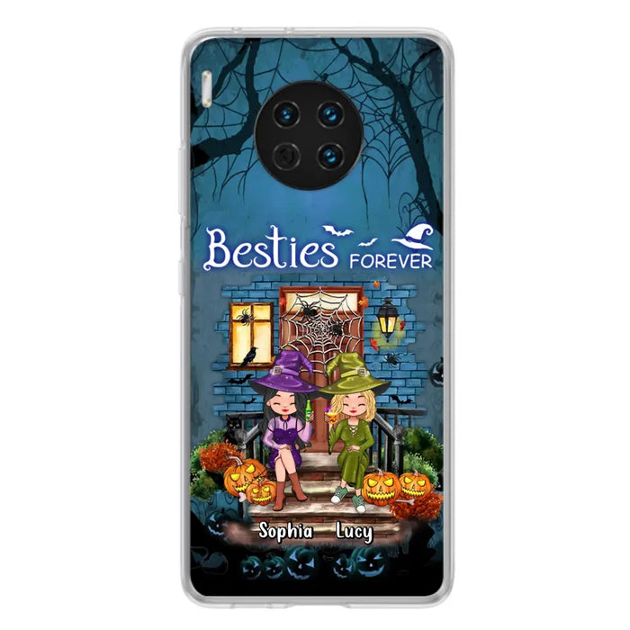 Personalized Halloween Friend Phone Case - Up to 5 Friends - Halloween Gift Idea for Friends/Sisters - Besties Forever - Case for Xiaomi/Huawei/Oppo