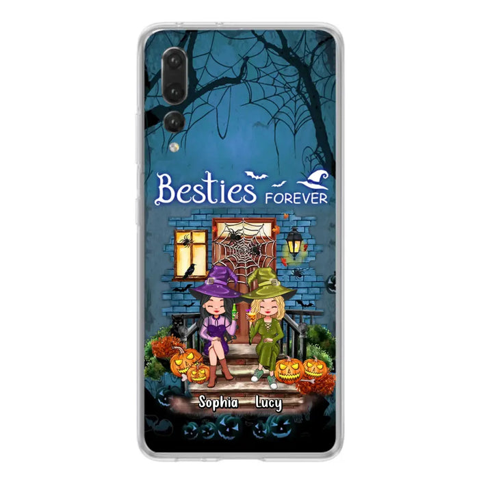 Personalized Halloween Friend Phone Case - Up to 5 Friends - Halloween Gift Idea for Friends/Sisters - Besties Forever - Case for Xiaomi/Huawei/Oppo