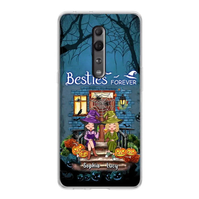 Personalized Halloween Friend Phone Case - Up to 5 Friends - Halloween Gift Idea for Friends/Sisters - Besties Forever - Case for Xiaomi/Huawei/Oppo