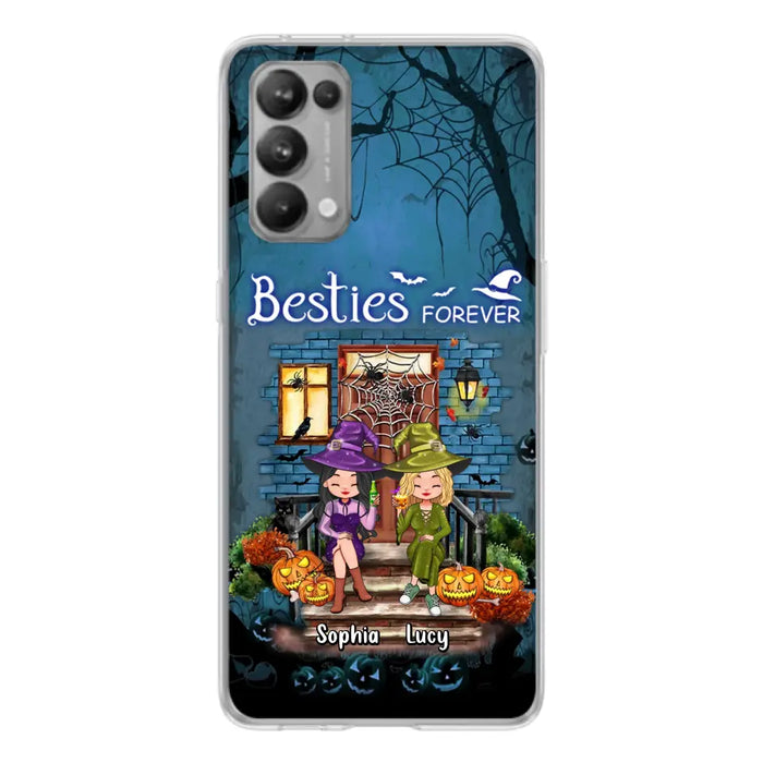 Personalized Halloween Friend Phone Case - Up to 5 Friends - Halloween Gift Idea for Friends/Sisters - Besties Forever - Case for Xiaomi/Huawei/Oppo