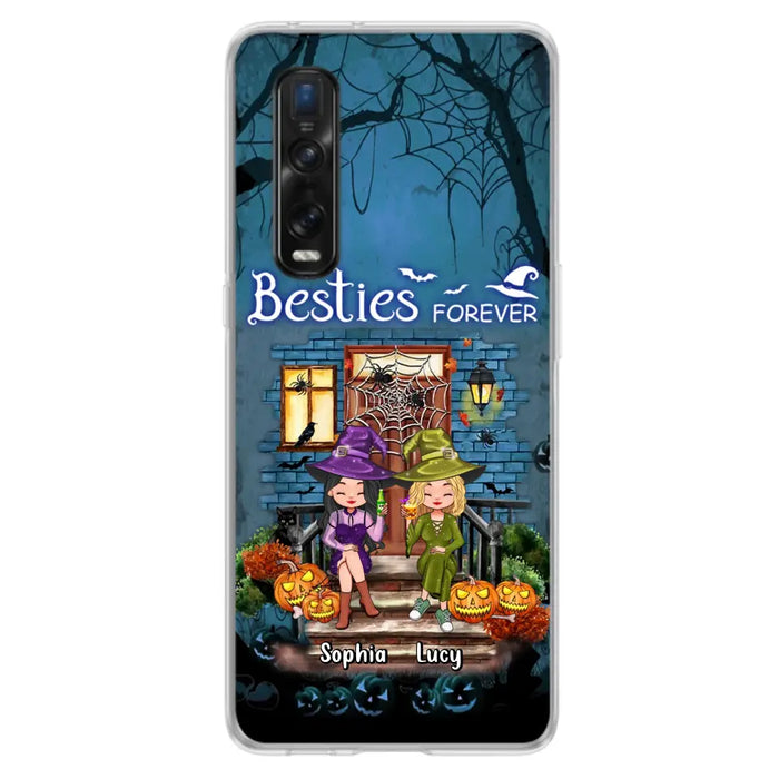 Personalized Halloween Friend Phone Case - Up to 5 Friends - Halloween Gift Idea for Friends/Sisters - Besties Forever - Case for Xiaomi/Huawei/Oppo