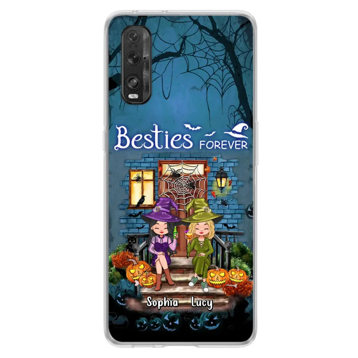 Personalized Halloween Friend Phone Case - Up to 5 Friends - Halloween Gift Idea for Friends/Sisters - Besties Forever - Case for Xiaomi/Huawei/Oppo