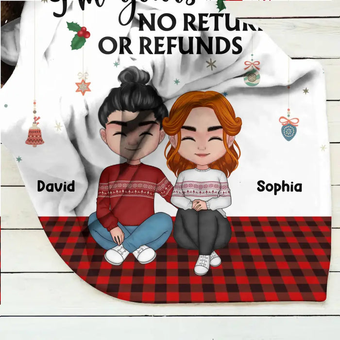 Personalized Couple Pillow Cover/Fleece Throw Blanket/Quilt- Christmas Gift Idea For Couple/ Husband & Wife - You & Me We Got This