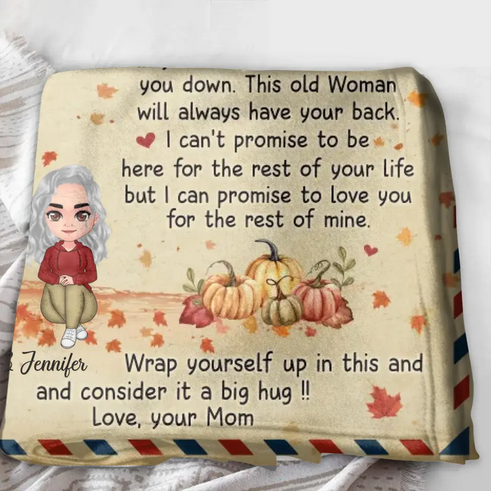 Personalized To My Daughter Fleece Throw Blanket & Quilt - Gift Idea For Daughter From Mom - I Hope You Believe In Yourself