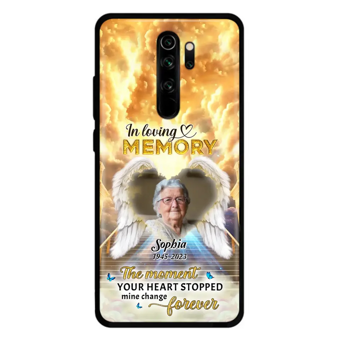 Personalized Photo Memorial Phone Case - Memorial Gift For Loss Of Family Member - The Moment Your Heart Stopped Mine Changed Forever - Oppo/ Huawei/ Xiaomi