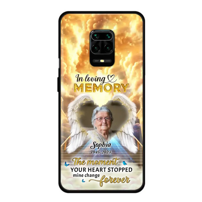 Personalized Photo Memorial Phone Case - Memorial Gift For Loss Of Family Member - The Moment Your Heart Stopped Mine Changed Forever - Oppo/ Huawei/ Xiaomi