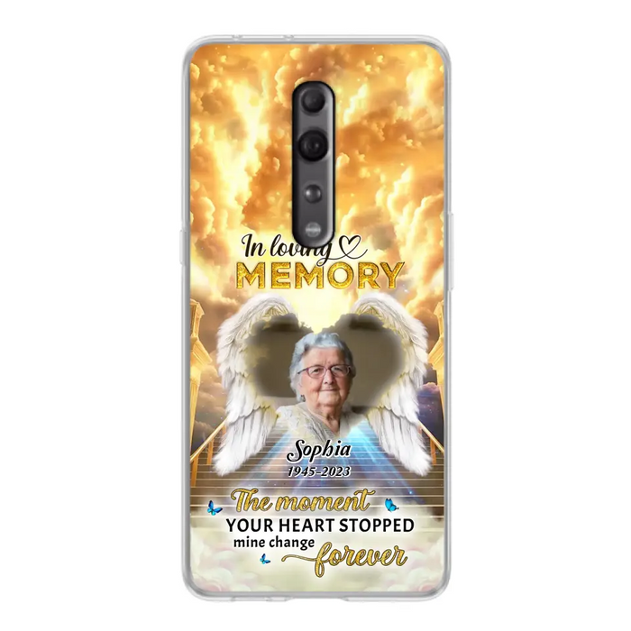 Personalized Photo Memorial Phone Case - Memorial Gift For Loss Of Family Member - The Moment Your Heart Stopped Mine Changed Forever - Oppo/ Huawei/ Xiaomi